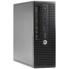 HP i3 Compact Desktop PC with 8GB RAM, 128GB SSD, 20" Monitor