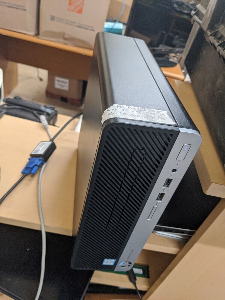 HP ProDesk 400 G4 SFF Desktop PC - Intel i7-6700, 16GB RAM, 256GB SSD, Windows 11 Pro