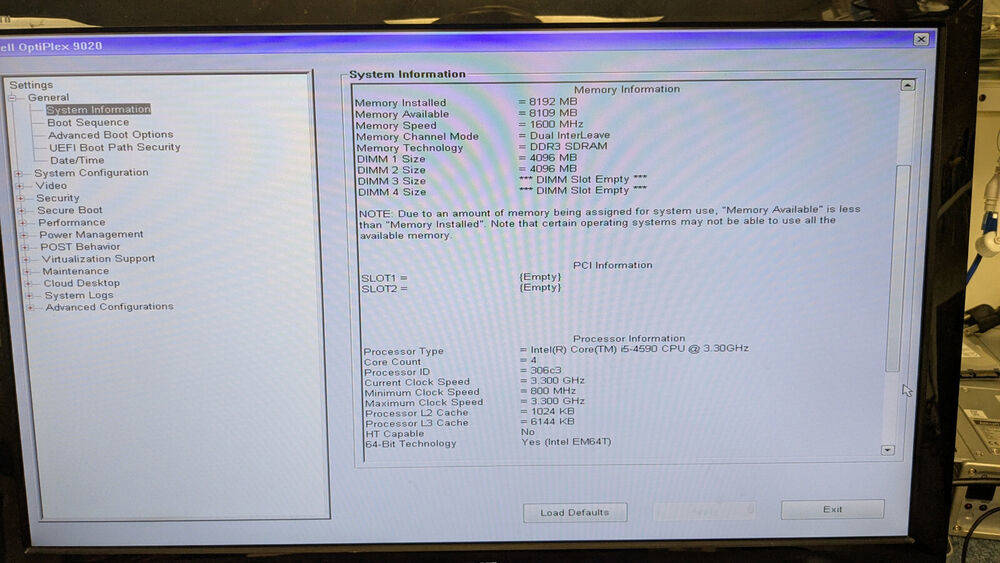 Dell Optiplex 9020 SFF PC - 4th Gen Intel i5, 8GB RAM, 500GB HDD