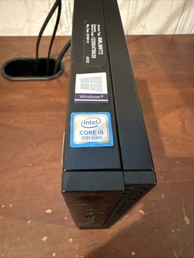 Dell Optiplex 3060 Micro Tower PC - Intel i5-8500T, 16GB RAM, 256GB SSD