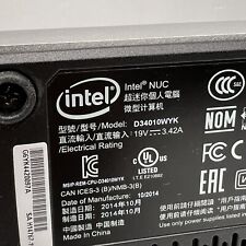 Intel NUC D34010WYK Mini PC - Compact Powerhouse with i3-4010U, 8GB RAM, 120GB SSD