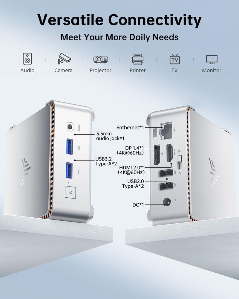 ACE 4K UHD Mini PC - Intel N97, 8GB RAM, 256GB SSD