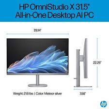 HP OmniStudio X AIO PC - 31.5" 4K UHD, Intel Core i7, 16GB RAM, 1TB HDD