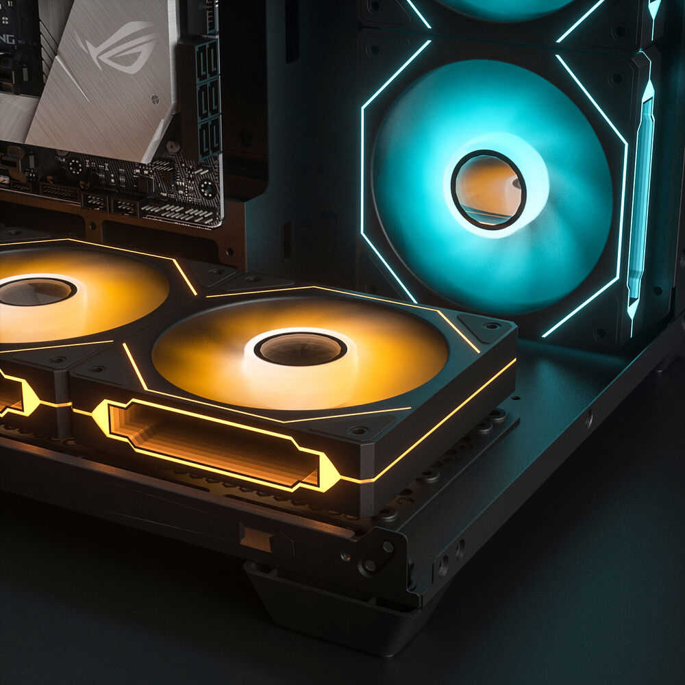 DARKROCK F120 3-in-1 120mm RGB Cooling Fan with Infinite Mirror Design