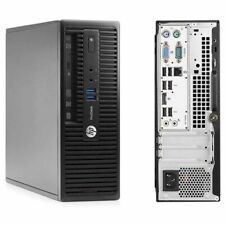 HP i3 Compact Desktop PC with 8GB RAM, 128GB SSD, 20" Monitor