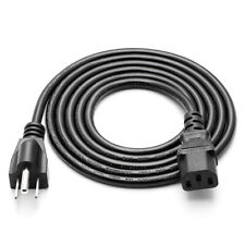 Durable 3-Prong AC Power Cord for Electronics