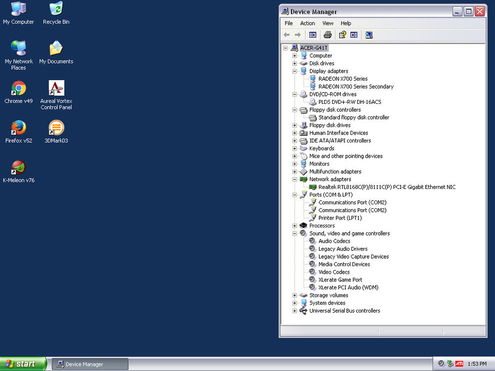 Retro Gaming PC - Windows 98/XP/DOS, 128GB SSD, OPL3 Sound, Floppy Drive