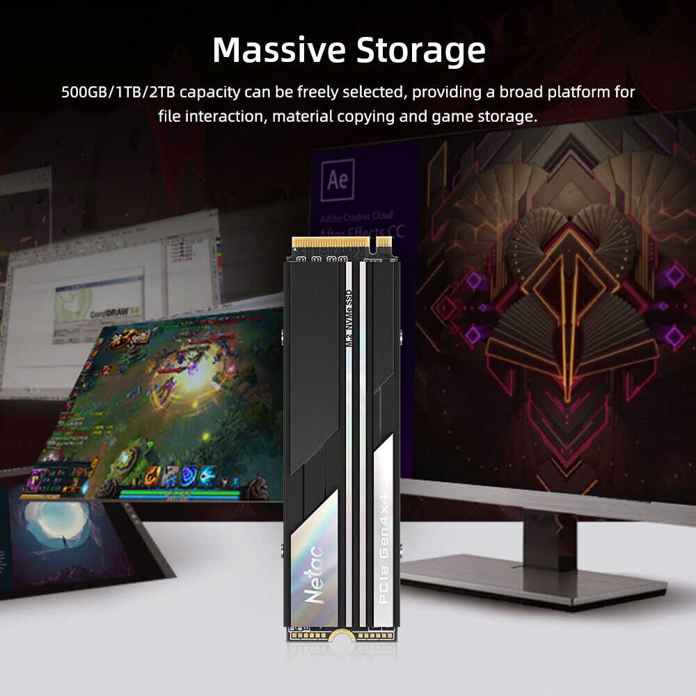 Netac 1TB PCIe 4.0 NVMe SSD for Enhanced PS5 Gaming