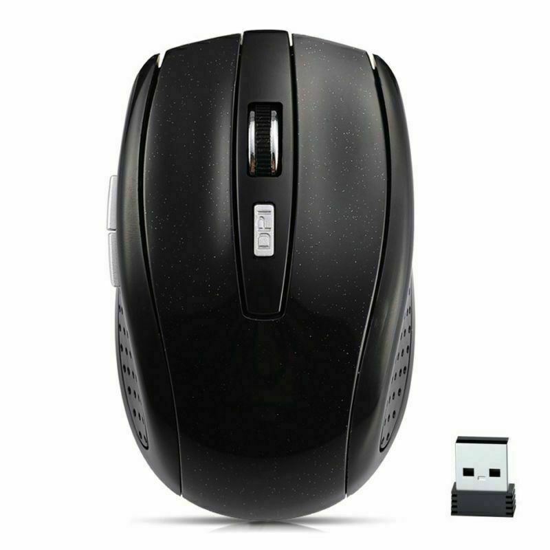 Ergonomic 2.4GHz Wireless Optical Mouse with High DPI
