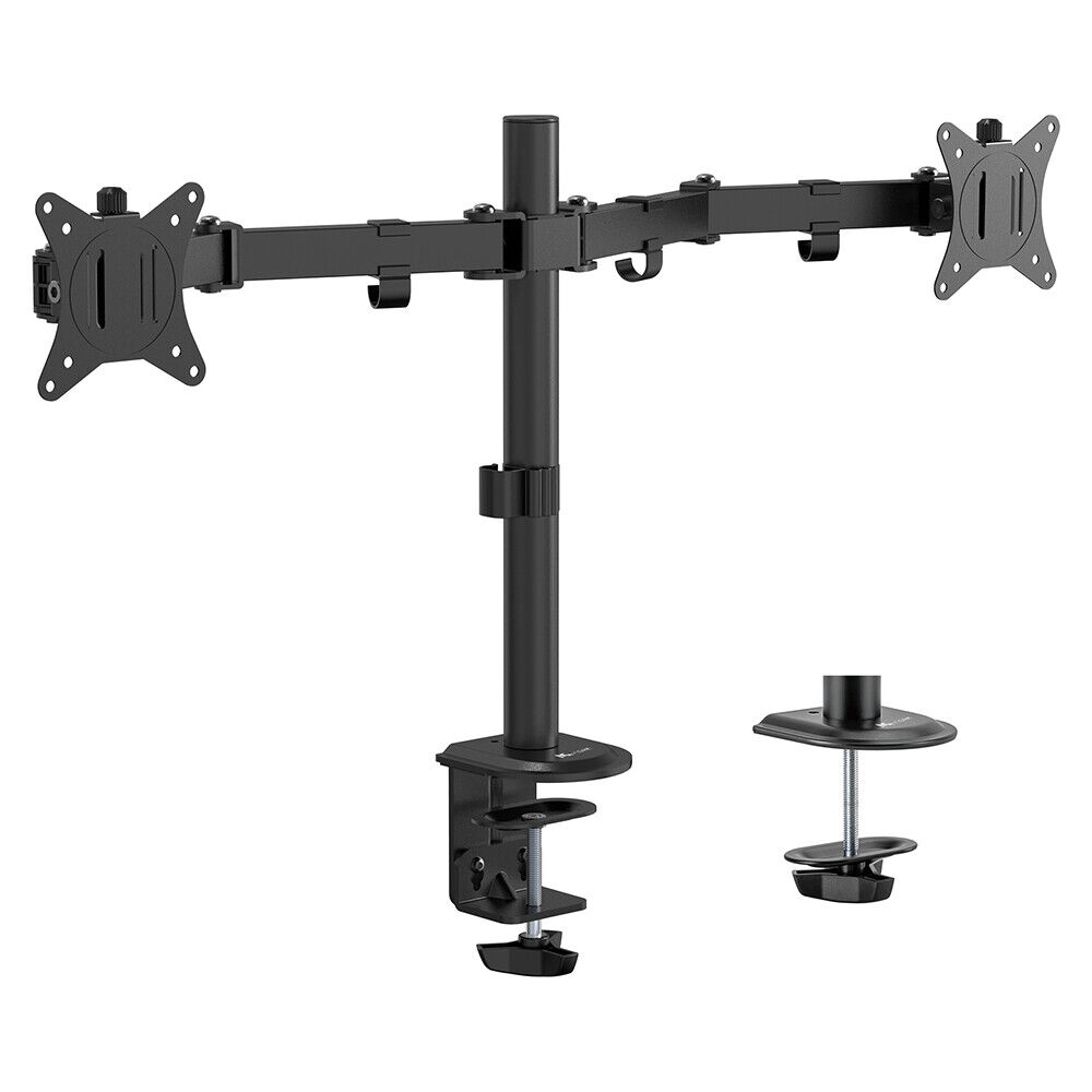 ACGAM Dual Monitor Stand - Premium Desk Mount for Enhanced Productivity