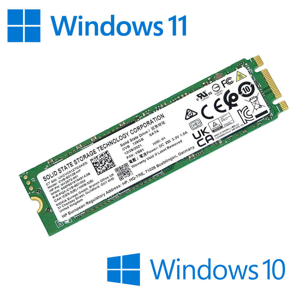 M.2 SSD SATA with Pre-Activated Windows 10/11 Pro - High-Speed Solid State Drive