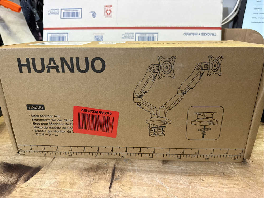 HUANUO Dual Monitor Stand - Versatile Ergonomic Desk Mount