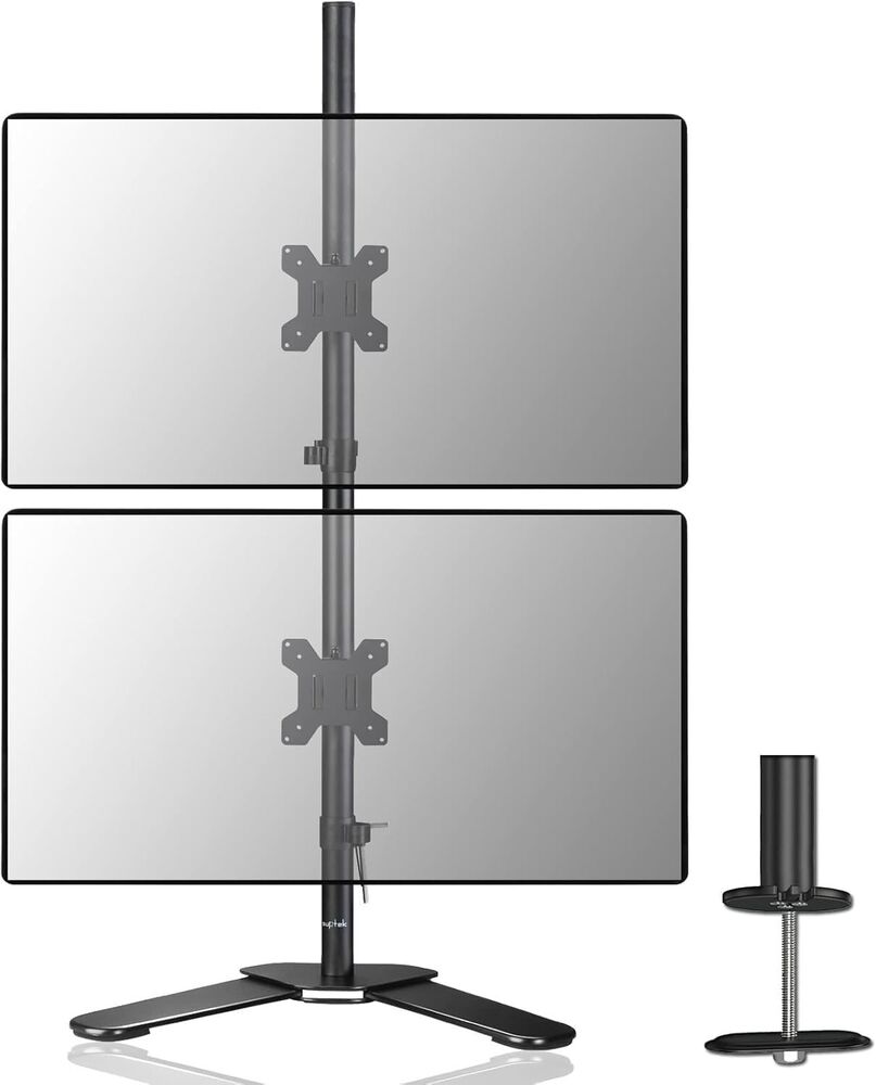 Enhanced Dual Monitor Stand - Adjustable for 32" Displays
