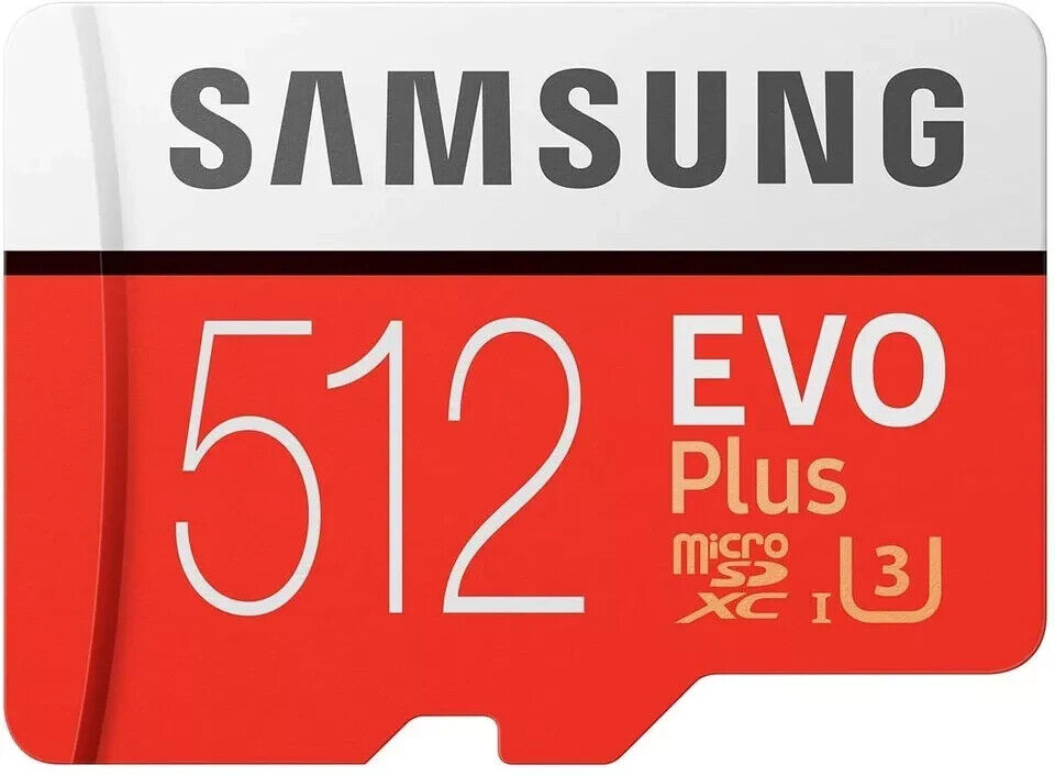 Samsung 512GB High-Speed microSDXC EVO Plus Memory Card