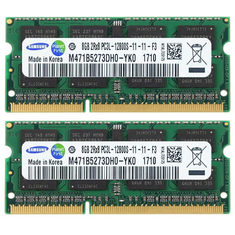 Samsung 16GB DDR3L 1600MHz High-Speed Laptop RAM Upgrade Kit