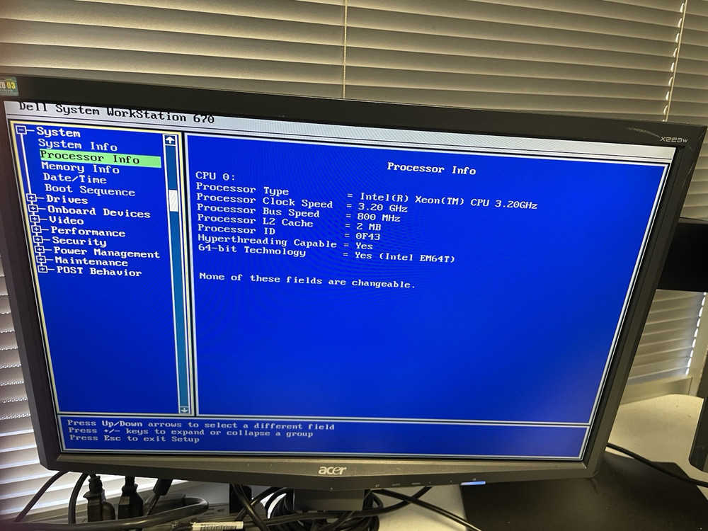 Dell Precision 670 Workstation PC - Xeon Dual 3.00GHz, 1GB RAM, No HDD