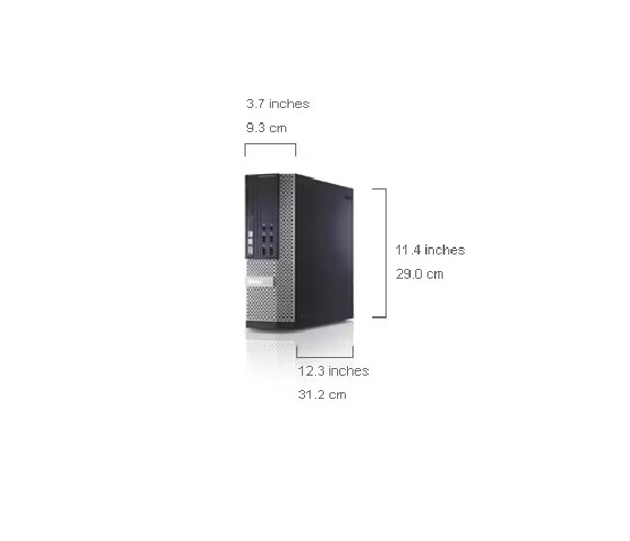 Windows 11 Dell i3 Desktop PC with 16GB RAM, 1TB HDD, 20" LCD, WiFi
