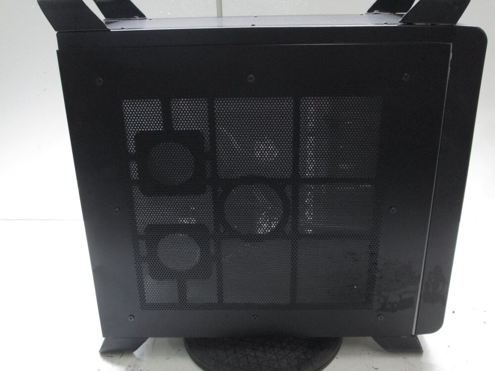 Stylish Black ATX Gaming Case with Apple-Inspired Design