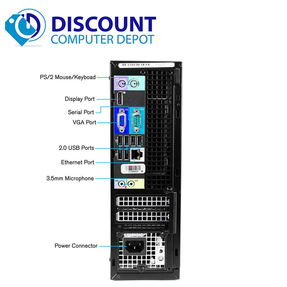 Dell Optiplex 790 Business Desktop PC - Intel Quad Core i5, 4GB RAM, 500GB HDD