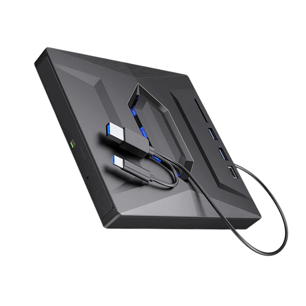 Ultra-Fast USB 3.0 External CD/DVD Drive for Enhanced Multimedia