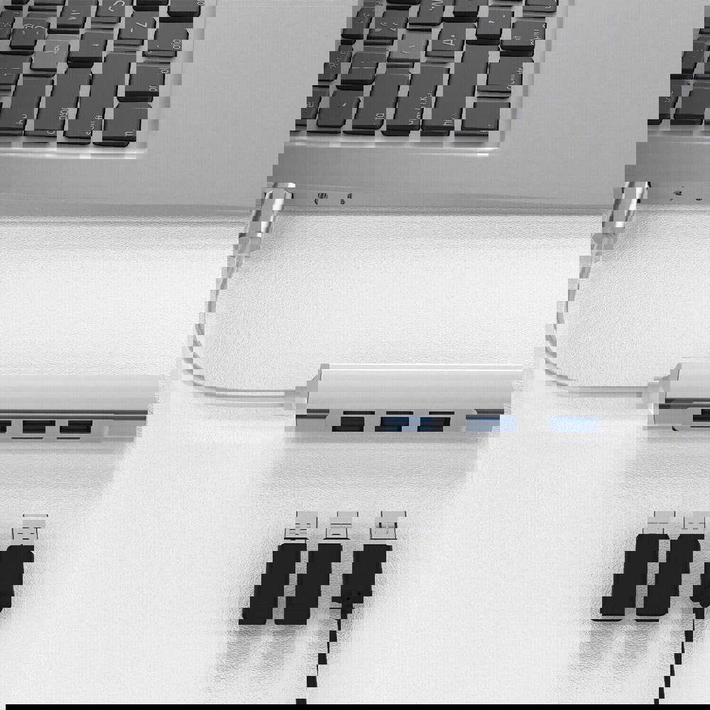 4-Port USB-C Hub Adapter for Enhanced Connectivity