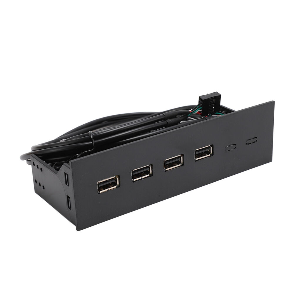4-Port USB 3.0 Front Panel Hub with Optical Drive - High-Speed Connectivity