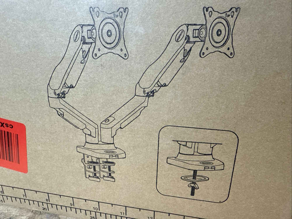 HUANUO Dual Monitor Stand - Versatile Ergonomic Desk Mount