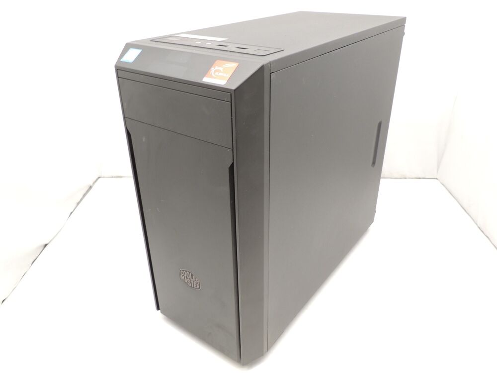 Cooler Master Compact microATX Tower Case with Pre-installed Fan