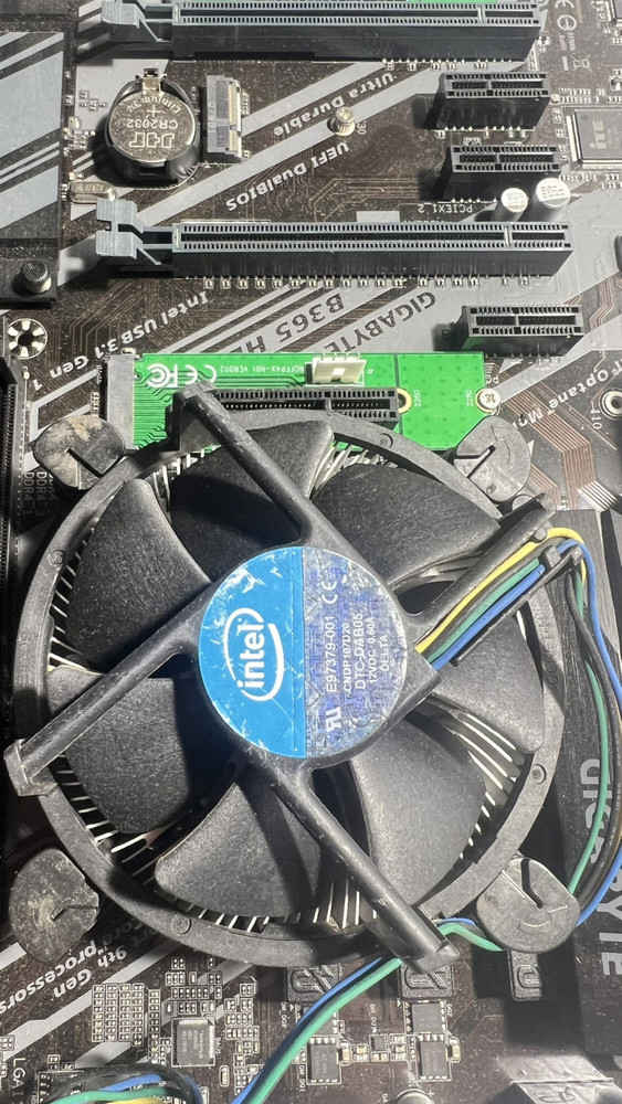 GIGABYTE B365 HD3 Intel Motherboard Bundle with CPU, Cooler, and NGFF