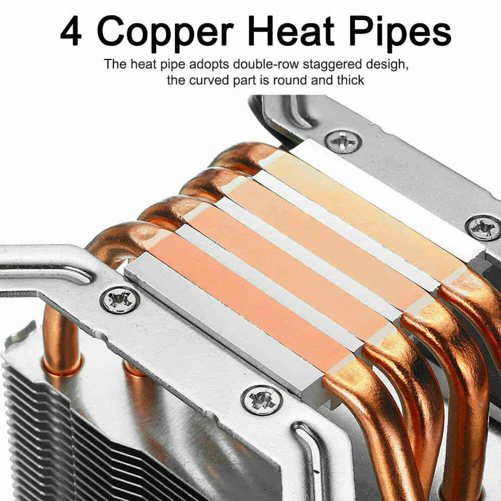 RGB LED Heatsink CPU Cooler for Intel LGA 2011 V2/V3/V4
