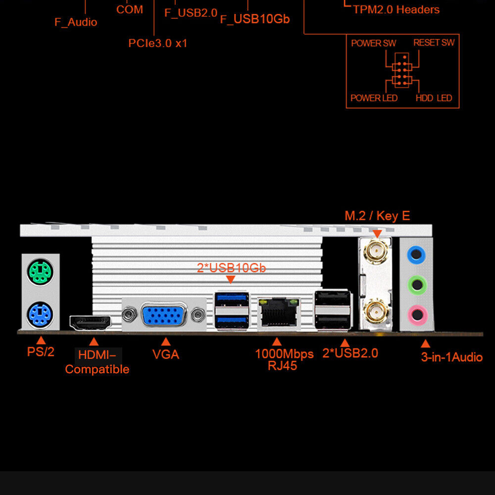 High-Performance GEN12/13 Desktop Motherboard with DDR4 RAM Support