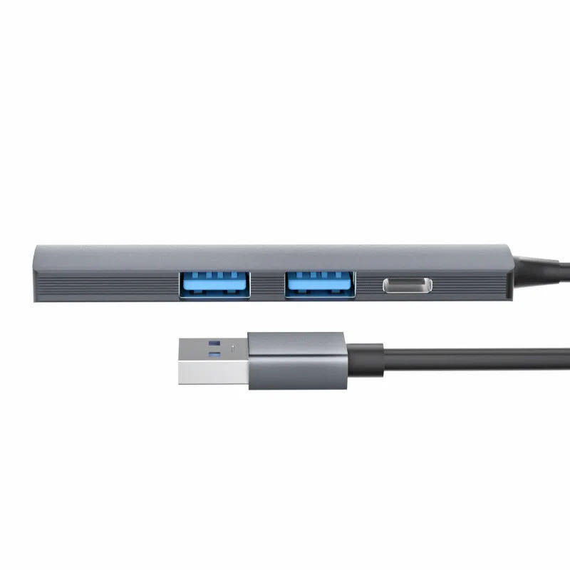 4-Port USB-C Hub Adapter for Enhanced Connectivity