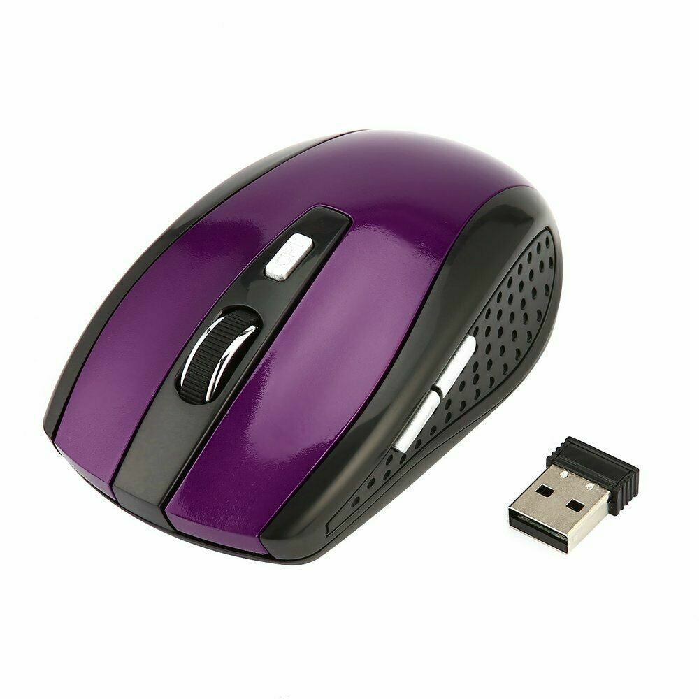 Ergonomic 2.4GHz Wireless Optical Mouse with High DPI