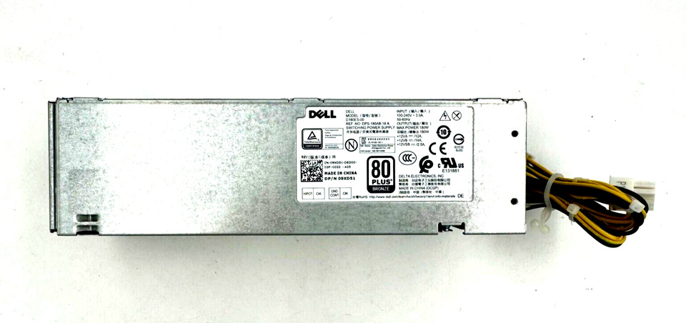 180W 9XD5 Dell OptiPlex & Inspiron SSF Power Supply - Upgrade Your Desktop