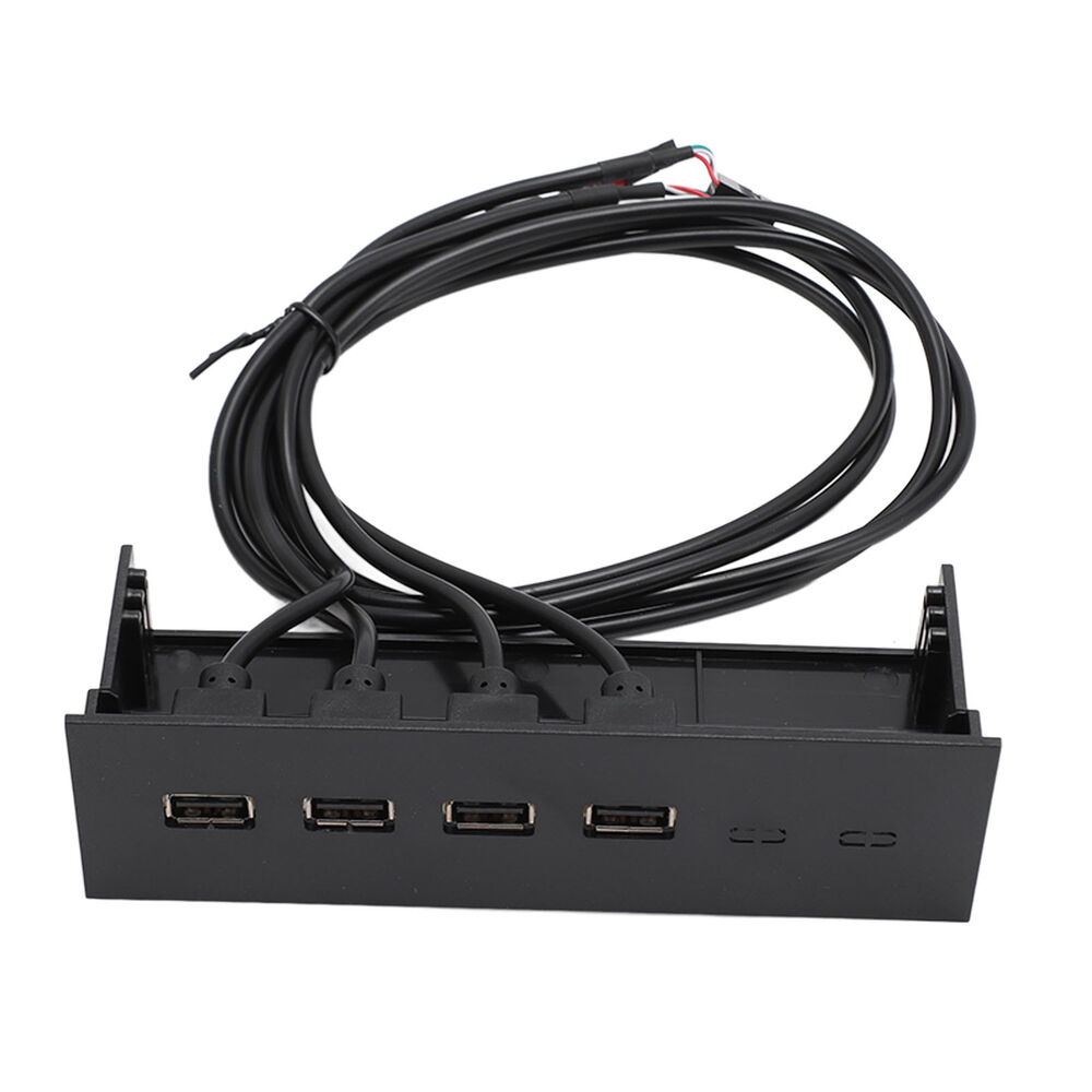 4-Port USB 3.0 Front Panel Hub with Optical Drive - High-Speed Connectivity
