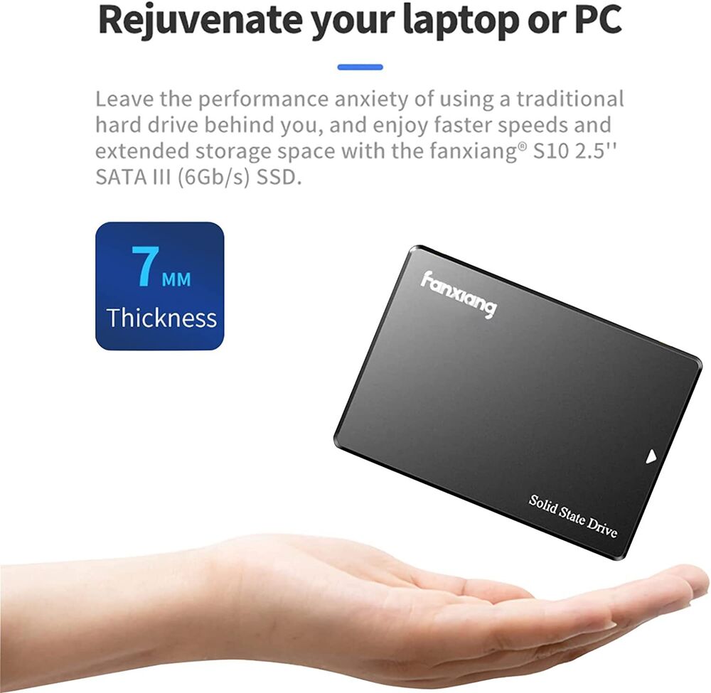 Fanxiang 512GB SSD - High-Speed SATA III Internal Storage Drive