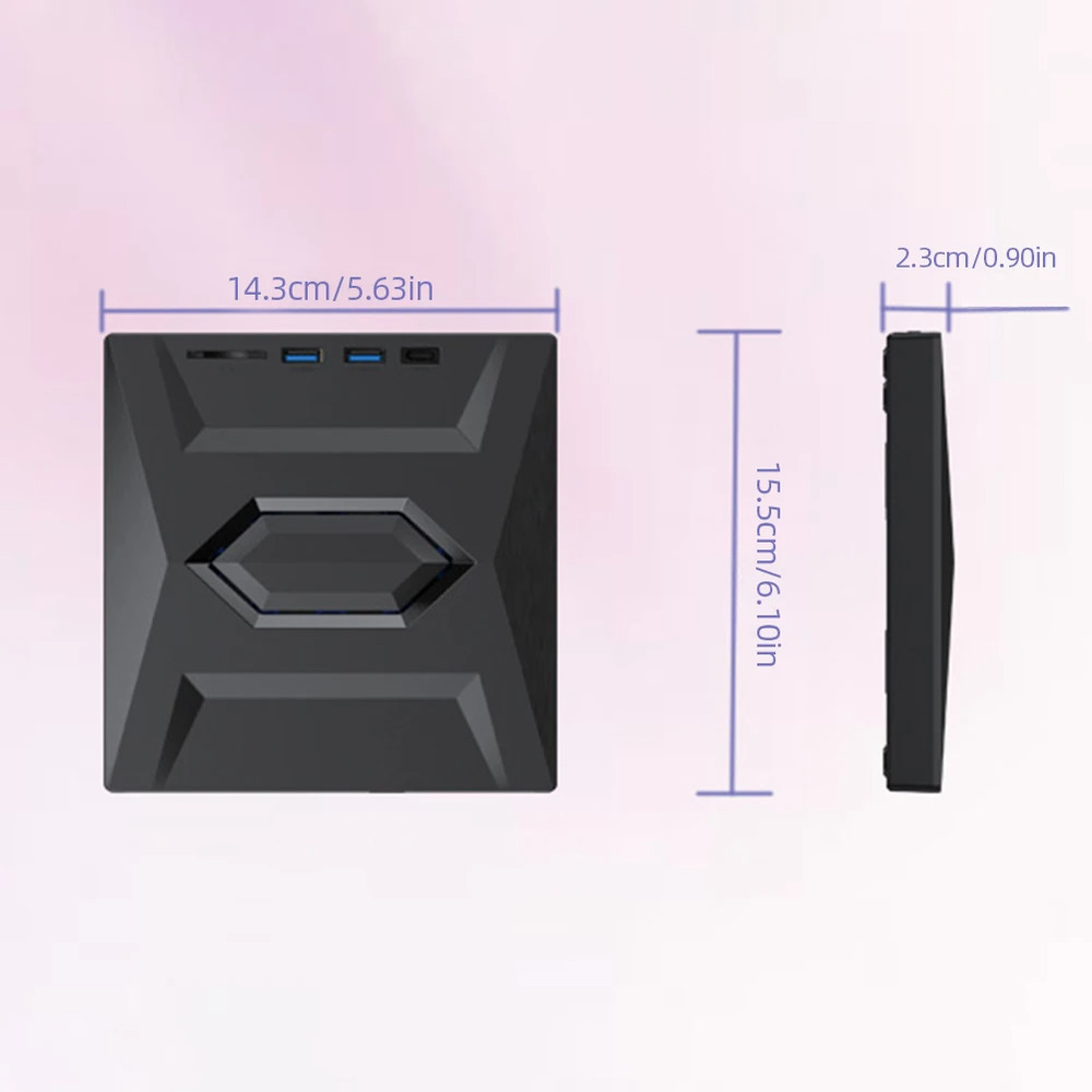 Ultra-Fast USB 3.0 External CD/DVD Drive for Enhanced Multimedia