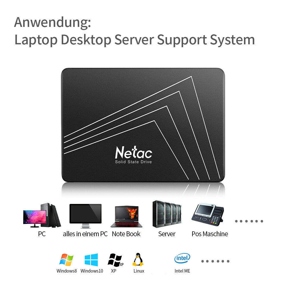 Netac 120GB SSD - High-Speed 2.5 SATA III Internal Solid State Drive