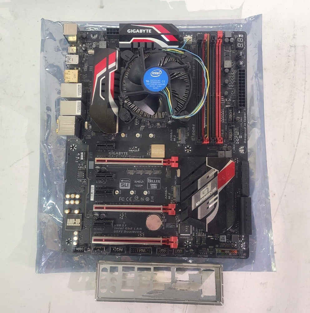 Gigabyte GA-Z170X-Gaming 5 ATX Motherboard with Intel Core i5-6500 Bundle