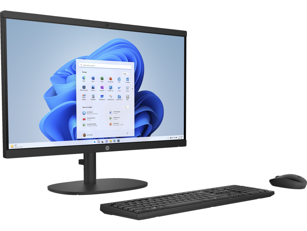 HP Essential All-in-One Computer 21.5" FHD Intel N-series, 8GB RAM, 512GB SSD