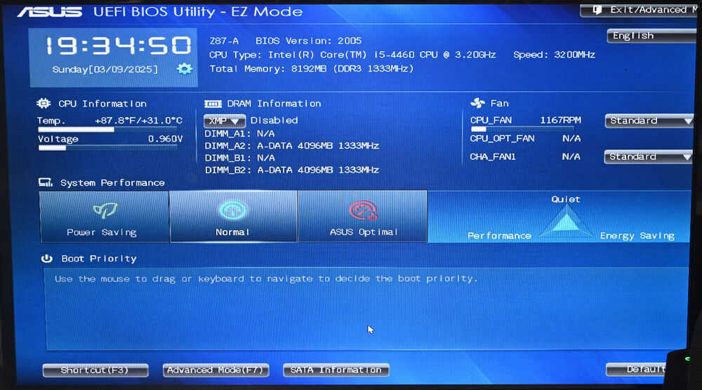 ASUS Z87-A Intel Z87 ATX Motherboard with High-Speed Connectivity
