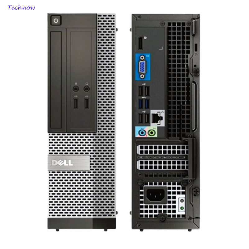 Dell Desktop PC with Intel i3, 16GB RAM, 512GB SSD, Dual Monitors