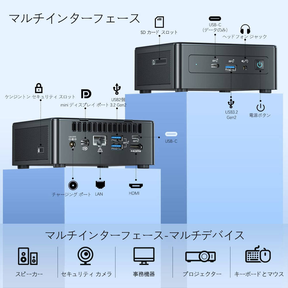 GEEKOM IT8 Mini PC XT1-Mega-U9-185H-32+1TB - Compact High-Performance PC