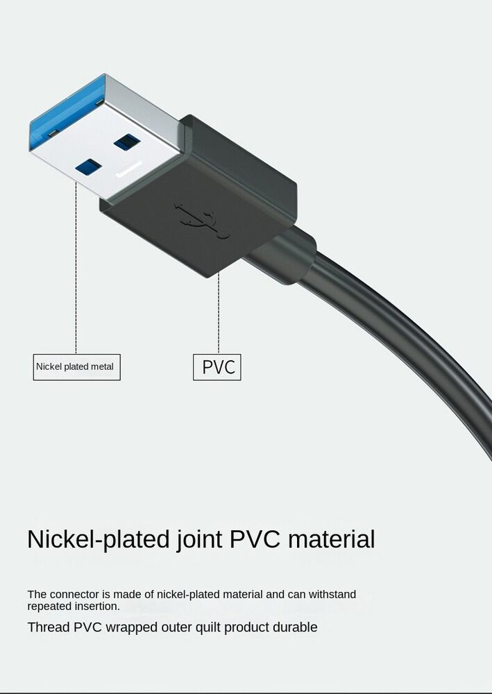 USB 3.0 4-Port Hub Splitter - Expand Your Connectivity with Speed
