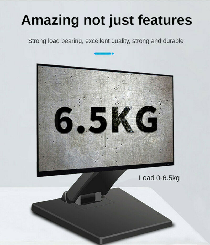 Enhanced Ergonomics Adjustable Tilt Monitor Stand