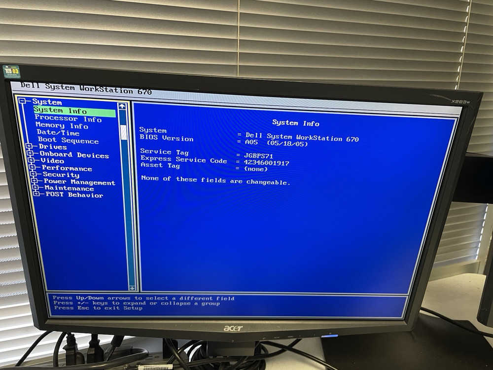 Dell Precision 670 Workstation PC - Xeon Dual 3.00GHz, 1GB RAM, No HDD