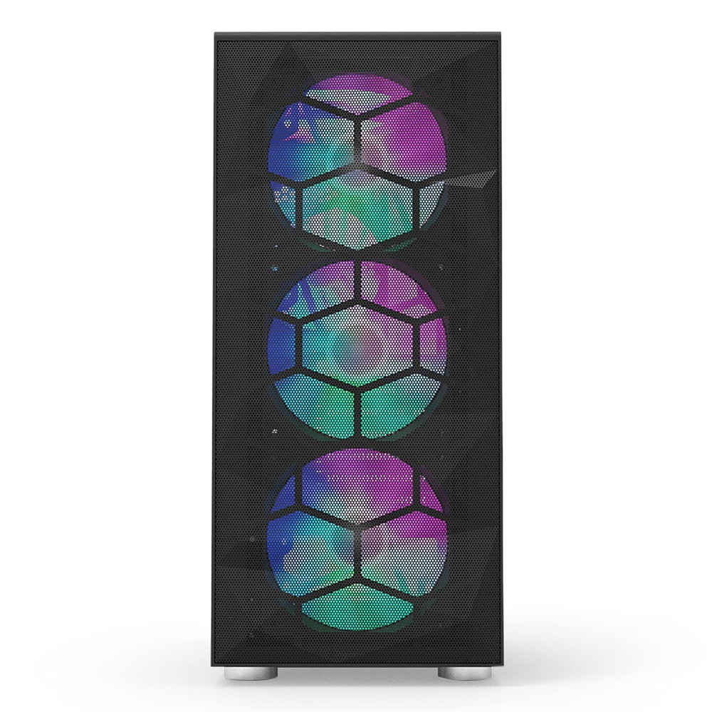 X3 Mesh Gaming Case with RGB Fans