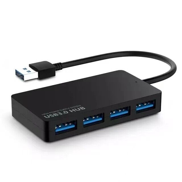 USB 3.0 4-Port Hub Splitter - Expand Your Connectivity with Speed