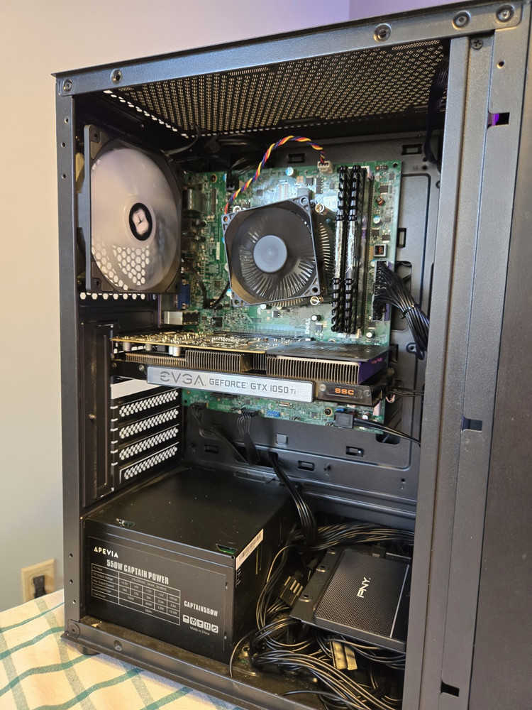 Powerhouse Gaming Rig with Intel i7, GTX 1050Ti, 16GB RAM, 500GB SSD