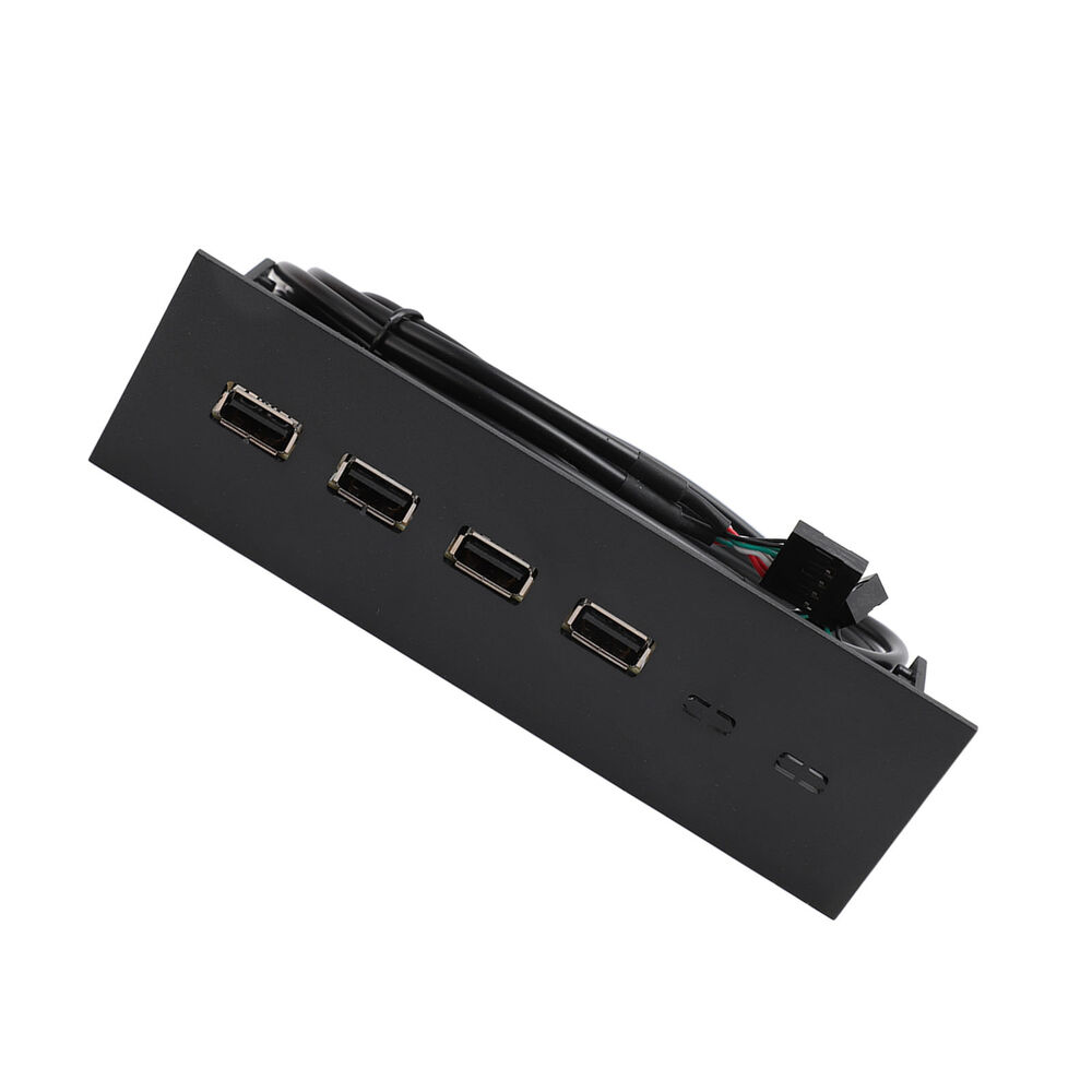 4-Port USB 3.0 Front Panel Hub with Optical Drive - High-Speed Connectivity